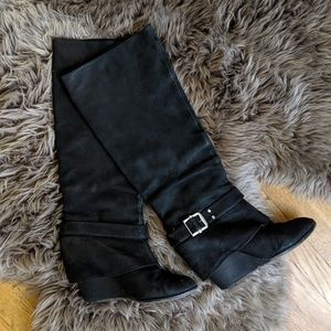 Vince Camuto Alician Wedge Heel Leather Boots